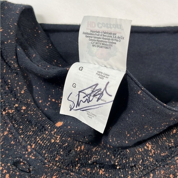 Tops & Tees | Vintage 2000s L Distressed & Bleached Custom Artwork Fruit of the - Picture 8 of 10